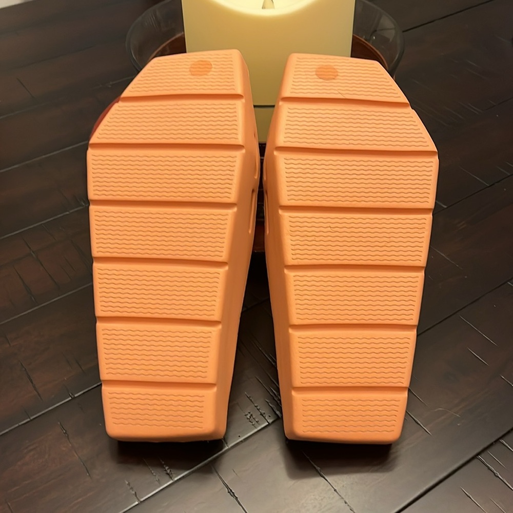 Nike Air Jordan Hex Slides Sandals Shoes DX6405 201 Amber Brown Womens Size 8 - Picture 10 of 12
